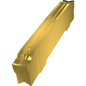 Inserto Indexable ISO GL3-D250G02-PMG8330 de 2.55mm de Ancho con Recubrimiento PVD Dorado para Herramientas de Corte y Conformado, Paquete de 10 - Product Image 1