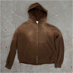 เสื้อฮู้ดขนแกะเปิดไหล่พิมพ์ลายสตรีทแวร์ - Product Image 3