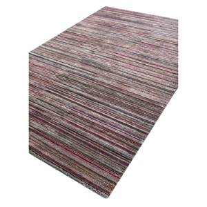 Alfombra Acar Tra-14448 de Lana y Viscosa Hecha a Mano con Diseño de Rayas Rojas y Naranjas para Decoración de Sala de Estar y Pasillo - Product Image 2