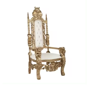 Chaises de trône antiques Chaises de trône de luxe pour la fabrication de meubles de mariage d'hôtel en Indonésie - Product Image 1