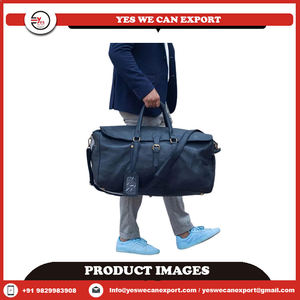 กระเป๋าเดินทางหนังแท้หรูหราสำหรับผู้ชายและผู้หญิงกระเป๋าเดินทางแนวสปอร์ตสำหรับออกกำลังกายออกแบบได้ตามต้องการ - Product Image 2