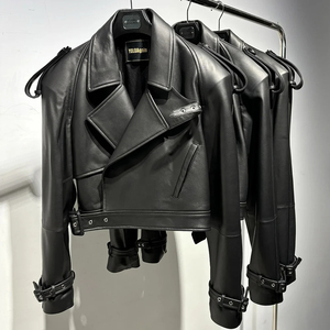 แจ็กเก็ตจระเข้หนังแกะแท้สำหรับผู้หญิงแจ็กเก็ตจระเข้หนังงูแท้ระบายอากาศได้ดีตามสั่ง - Product Image 2