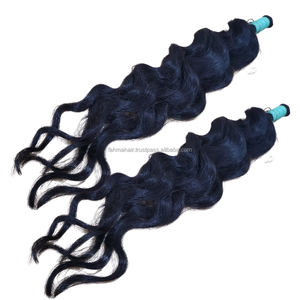Extensiones de cabello Remy humano 100%, cabello ondulado Natural indonesio de grado virgen, cutícula alineada, suave, brillante, sin enredos, Frontal - Product Image 4