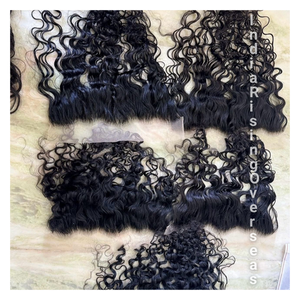 Extensiones de mechones de cabello humano rizado natural virgen doble trama cutícula alineada venta al por mayor cabello Remy suave sin procesar - Product Image 5