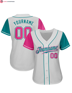 Maillot de baseball pour adulte, séchage rapide, respirant, 100 % polyester, col rond, grandes tailles, uniforme personnalisable imprimé - Product Image 4