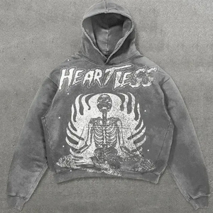Sudaderas con capucha de alta calidad para hombre, ropa de calle Unisex, suéter, sudaderas con capucha personalizadas al por mayor, sudaderas con capucha con logotipo impreso para hombre - Product Image 6