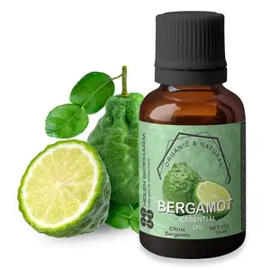 100% minyak esensial Bergamot alami kualitas Premium 15 ml minyak wangi aromaterapi bergamote minyak mandi tubuh bekerja