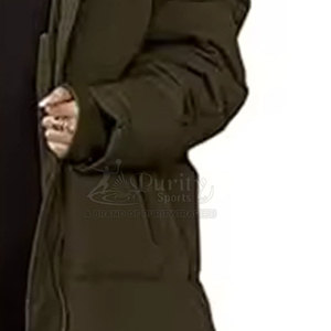 Meilleurs matériaux Meilleurs produits Veste longue rembourrée en coton pour femmes Veste rembourrée de nouveau style d'hiver à vendre - Product Image 6