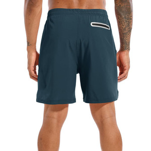 Short d'entraînement respirant en polyester et spandex pour homme, avec poche pour la course à pied et le basket-ball, séchage rapide - Product Image 4