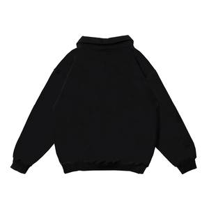 Men's Custom Logo Double Zipper Oversized Hoodie Heavy Weight 100% Cotton <b>Zip</b>-up Jacket - Product Image 2