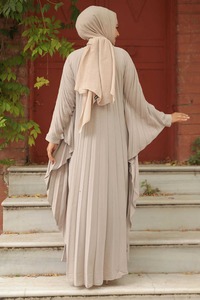 Abaya élégante et décontractée pour femmes, tissu léger et respirant de qualité supérieure, longueur au sol, manches longues, élégante, modeste, pour un usage quotidien - Product Image 4
