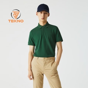 Custom Embroidered Logo Regular Fit 100% Light Pink Stretch Cotton Pique Polo Shirt with <b>Concealed</b> Button Placket and Rib - Product Image 1