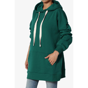 Sudaderas con capucha de entrenamiento para correr de invierno de alta calidad para mujer, sudaderas con logotipo personalizado de talla grande, sudaderas lisas al por mayor - Product Image 3
