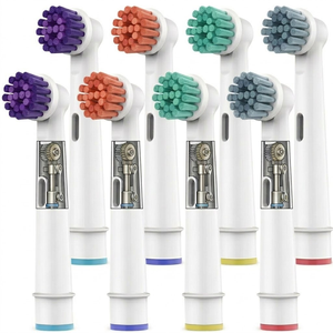 Honeycomb <b>Paste</b>-Lock Round Toothbrush Head Refills Generic for Oral Bs Electric <b>Brush</b> Heads Wholesale OEM Factory - Product Image 1