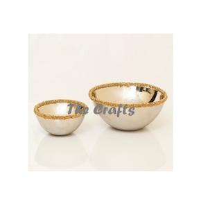 Bestest Design Food Decorative Serving <b>Bowl</b> With Finest Quality Gold Color <b>Snacks</b> Serving <b>Bowl</b> At Best Price - Product Image 5