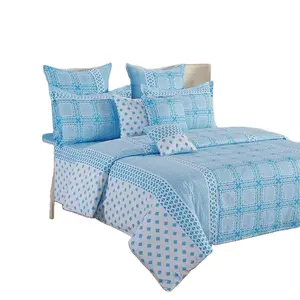 새로운 디자인 호텔 럭셔리 BLUE 피에스타 Swayam 초속 침대 시트 프리미엄 그레이드 품질 면직물 대량 구매 가능