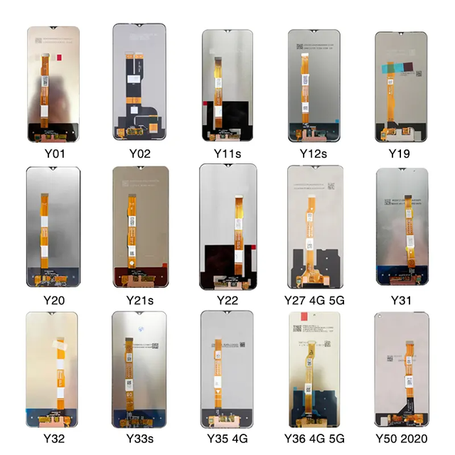 Vivo Y11 Y12 Y16 Y17 Y20 Y21 Y33 Y36 Y51 Y93 LCD Touch Screen High 1 Year Warranty Original Digitizer 100% Tested Screen Repair