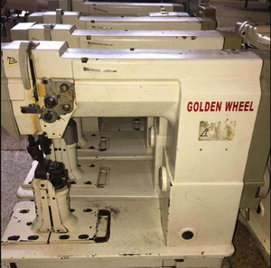 Machine à coudre industrielle à aiguille simple Golden Wheel CS-8810 d'occasion de qualité supérieure, poignée en plastique OEM - Product Image 1