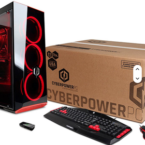 Recién llegado: PC para juegos Cyber PowerPC con Core i9 9900k, RTX 2080 Ti, 16GB DDR4, refrigeración líquida, computadora de escritorio para juegos. - Product Image 1