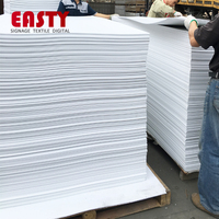 Panel de espuma de PVC Easty de 3 mm y 5 mm, blanco, para impresión, publicidad, láminas para techos, 1220x2440 mm