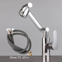 Robinet de lavabo moderne en ABS, sans contact, à capteur, montage sur plan, mélangeur d'eau chaude/froide avec noyau de valve en céramique