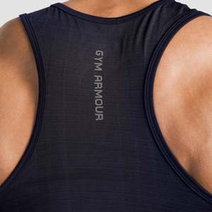 Camiseta sin mangas azul para hombre - Product Image 5