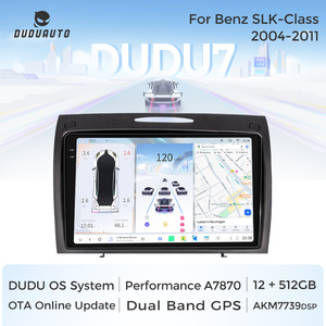 DUDU7 Smart Android Stereo Autoradio pour Mercedes Benz <span class=keywords><strong>SLK</strong></span> Class R171 SLK200 SLK280 SLK300 2000-2011 - Product Image 2
