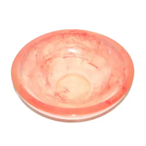 Ensemble de bols en résine multicolore fabriqués à la main Bols élégants en résine durable pour le service par Crescent Crafts - Product Image 4