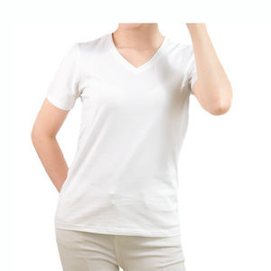 Camiseta de Algodón/Poliéster para Mujer, Venta al Por Mayor 2026, Lisa, Más de 70 Colores, Buen Precio, MOQ Bajo y Mejor Precio, Hecha en Vietnam - Product Image 1