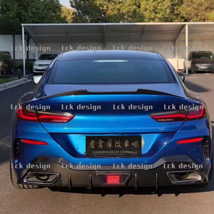 Nuovo labbro dello Spoiler del paraurti anteriore in fibra di carbonio a secco serie 8 per <span class=keywords><strong>BMW</strong></span> serie 8 G14 <span class=keywords><strong>G15</strong></span> G16 840i M850i M Sport 21-23 - Product Image 4