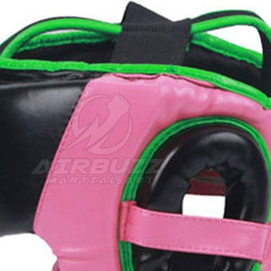 อุปกรณ์กีฬาสำหรับนักมวย MMA อุปกรณ์ป้องกันศีรษะทำจากหนังของผู้ชายแบบพรีเมี่ยม - Product Image 5