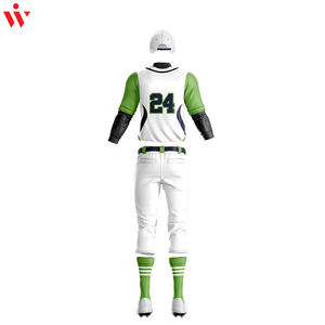 Vêtements de sport pour hommes, vente en gros, uniforme de Baseball sur mesure pour adultes avec Service OEM à bas prix - Product Image 2