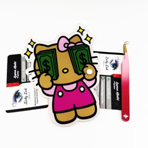 Herramientas para Pestañas Lucky Lash, Placas de Acrílico para Pestañas Hello Kitty, Serie Money Maker con Logotipo Personalizado, Extensión de Pestañas Magnéticas, Placa de Pestañas Personalizada - Product Image 3
