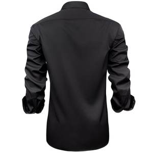 Chemise en popeline de coton rayé pour hommes Tendance et polyvalente Mode décontractée intelligente Coupe régulière Vêtements décontractés à manches longues - Product Image 2