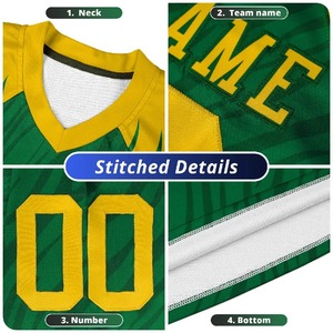 เครื่องแบบทีมฟุตบอลเสื้อยืดผู้ชายเสื้อผ้าปรับแต่งชื่อเสื้อกีฬาพิมพ์ลายรักบี้กราฟฟิตีสี - Product Image 2