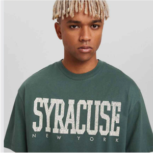 เสื้อยืดคอกลมผ้าฝ้าย100% พิมพ์ลายหน้าจอออกแบบได้ตามที่ต้องการเสื้อยืดผู้ชายใส่สบายดีไซน์ใหม่ - Product Image 3