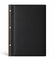DIVRIS DRL-119 Porte-menu en cuir PU personnalisé avec logo, format A4 A5, pour restaurant, hôtel de luxe, café, vente en gros