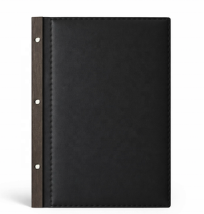 DIVRIS DRL-119 Porte-menu en cuir PU personnalisé avec logo, format A4 A5, pour restaurant, hôtel de luxe, café, vente en gros - Product Image 1