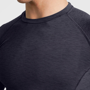 T-shirt de compression à manches longues respirant, antibactérien, à séchage rapide, sans couture, OEM personnalisé, haute qualité, pour hommes, MMA - Product Image 6