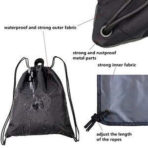<b>Drawstring</b> <b>Backpack</b> String Bag Sack Pack Water Resistant Sublimated <b>Drawstring</b> Bag for Gym Shopping Sport Yoga - Product Image 3