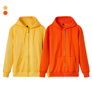 Venta al por mayor logotipo personalizado sudaderas unisex hombres mujeres de manga larga de algodón orgánico de gran tamaño liso sudaderas con capucha sudadera - Product Image 5