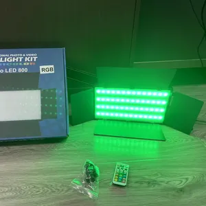 Новинка 800 RGB портативная светодиодная вспышка для фото-и видеосъемки Регулируемая лампа заполняющий свет для видеокамеры