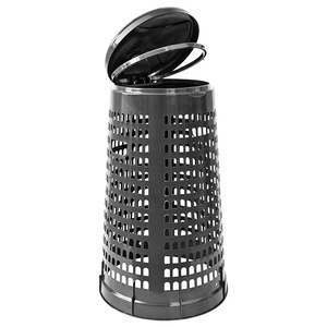 Pattumiera in polietilene da 110 litri resistente con soluzione resistente altezza 85 cm - Product Image 1
