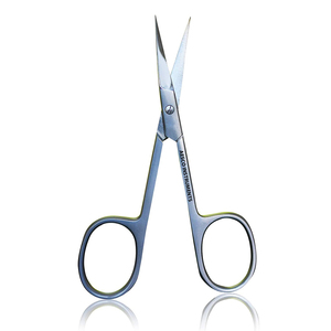 Ciseaux à ongles extra-affûtés de qualité supérieure, ciseaux à cuticules avec lames courbées, étui en cuir, adaptés aux utilisateurs droitiers/gauchers, 3,5 pouces - Product Image 3