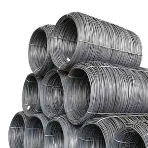 High Quality wire rod price 5.5mm in coils carbon Electric Hot Dipped Galvanized Iron Wire in Coil for Sale