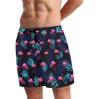 Shorts de surf de plage personnalisés de haute qualité, impression par transfert thermique, séchage rapide, cordon de serrage à la taille, style streetwear, 100% polyester