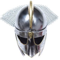 Casque Viking Médiéval en Acier Inoxydable Plaqué Argent, Sculpté et Gravé, Portable, pour Costume, DIY, Qualité Industrielle, Utilisation Extérieure, Adulte
