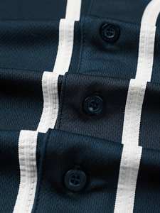 Vêtements de sport classiques personnalisés pour hommes, maillots de baseball, chemises de sport élégantes de grande taille et respirantes, légèrement extensibles et au design élégant - Product Image 5