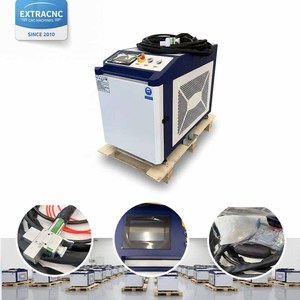 เครื่องเชื่อมไฟเบอร์เลเซอร์ 1 กิโลวัตต์ สำหรับทำความสะอาด ตัด และเชื่อม 3 in 1 แบบมือถือ สำหรับเชื่อมสแตนเลส อลูมิเนียม และโลหะอื่นๆ - Product Image 1