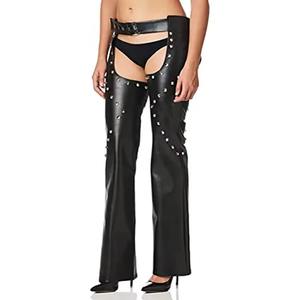 Chaps pour hommes pour la moto et l'équitation, chaps western, chaps en cuir de vache pour l'équitation, nouveau design, couleur personnalisée - Product Image 3